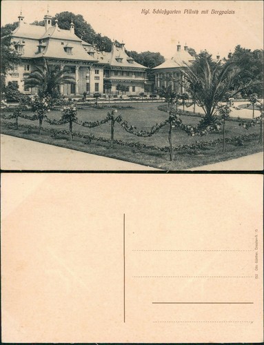 Ansichtskarte pillnitz kgl - pillnitz,