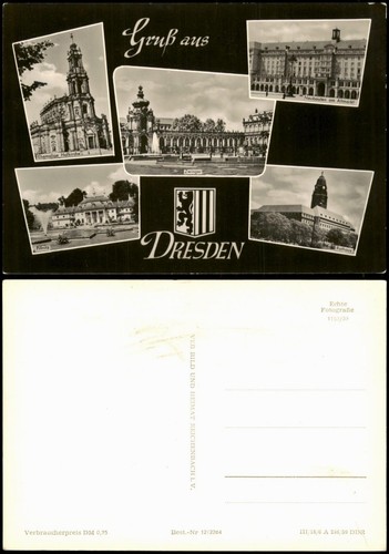 Dresden ddr mehrbildkarte a - mehrbildkarte, u.a