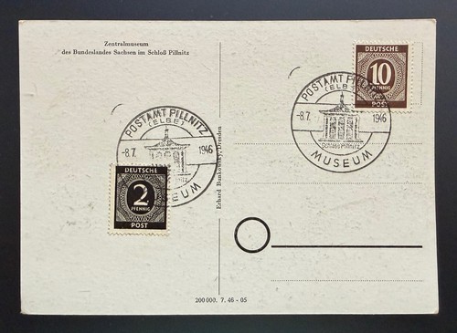 Sachsen 1946 pillnitz - 👉,