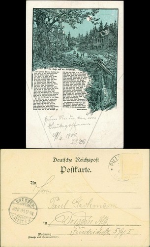 Ansichtskarte pillnitz die - pillnitz,