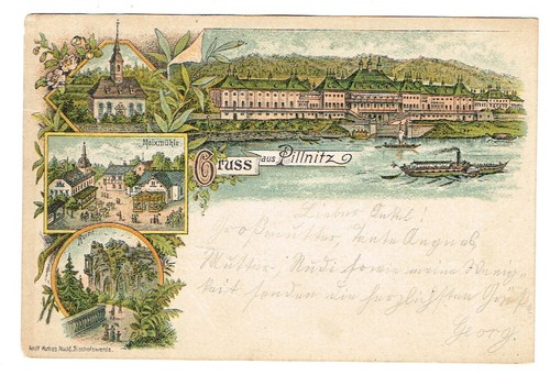 Dresden pillnitz gasthaus - ak,