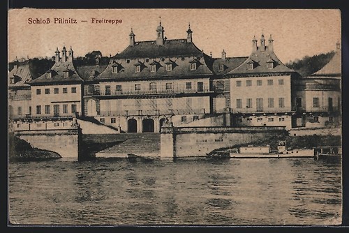 Pillnitz elbe schloß mit - /,