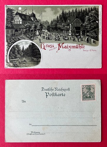 Litho pillnitz bei dresden - ak,