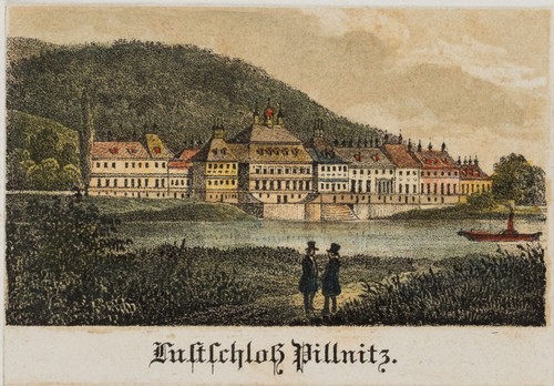 Ansicht von schloss - schloss, pillnitz