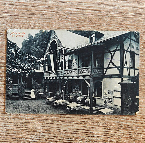 Meixmühle bei pillnitz - ak,