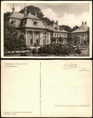 Ansichtskarte pillnitz schloss - pillnitz,