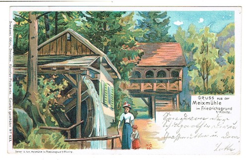 Dresden pillnitz meixmühle - ak,