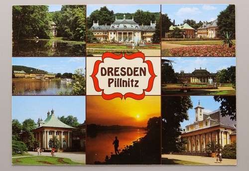 Postkarte dresden pillnitz - -, dresden-pillnitz