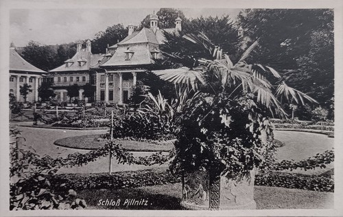 Ansichtskarte schloß pillnitz - ansichtskarte,