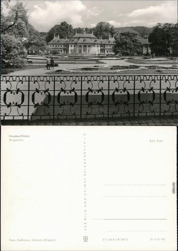 Ansichtskarte pillnitz schloss - ansichtskarte,