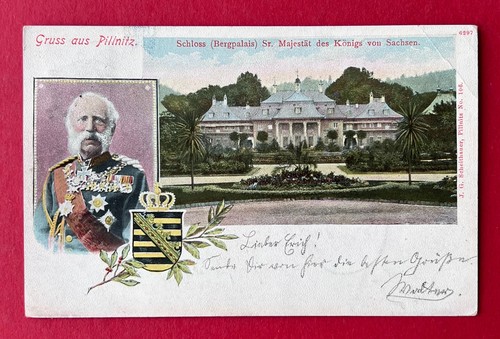 Dresden pillnitz 1901 - ak,
