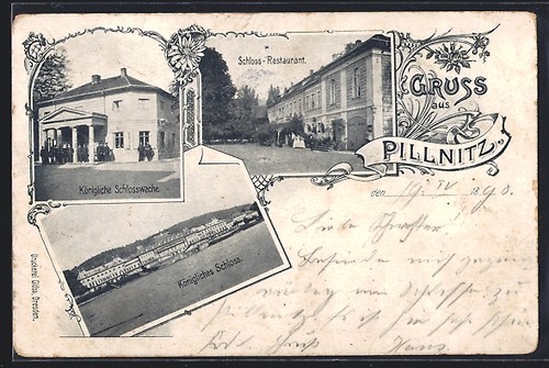 Dresden pillnitz das - ak,