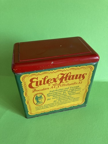 Blechdose alt antik eulex - antik?,