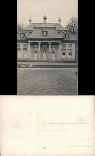 Foto pillnitz schloss 1908 - pillnitz,