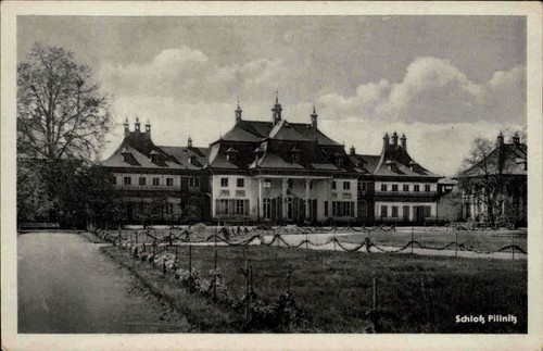1956 ddr postkarte schloss - 1956,