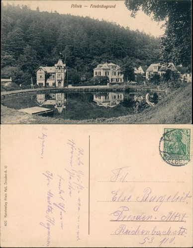 Ansichtskarte pillnitz - ansichtskarte,