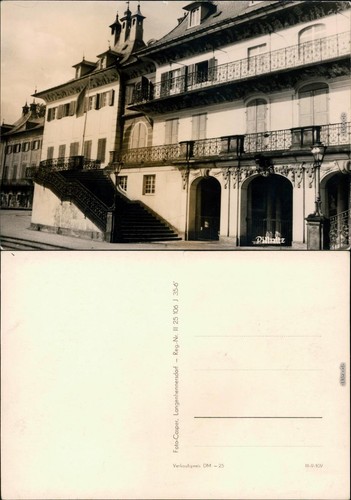 Ansichtskarte pillnitz schloss - ansichtskarte,