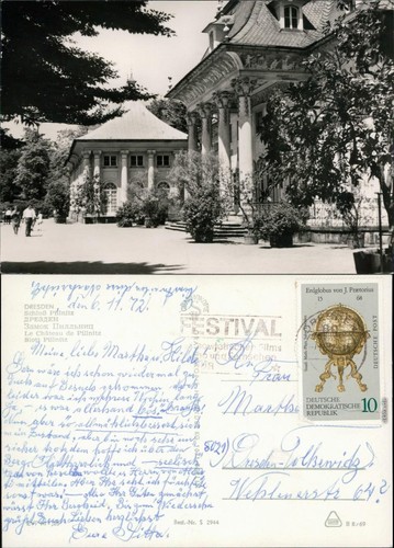 Ansichtskarte pillnitz schloss - pillnitz,