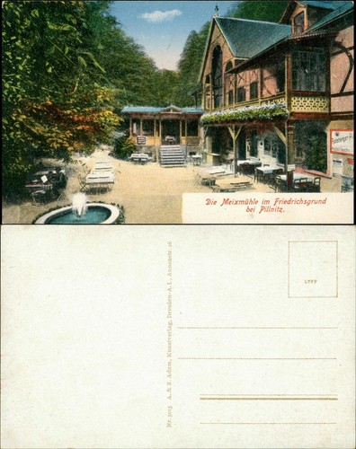 Ansichtskarte pillnitz - ansichtskarte,