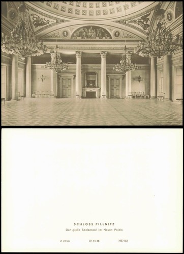 Pillnitz der große speisesaal - pillnitz,