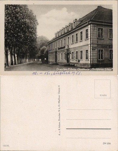 Ansichtskarte pillnitz - ansichtskarte,