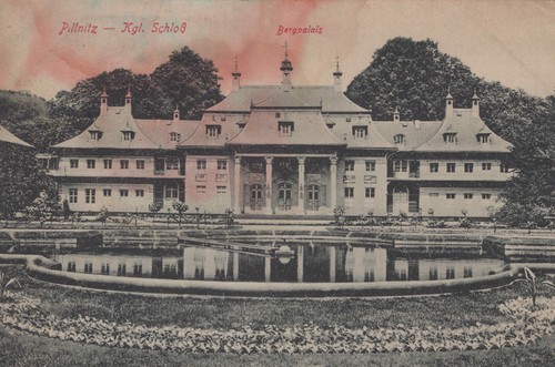 Alte ansichtskarte pillnitz - alte,