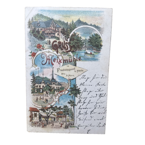 Ansichtskarte postkarte - ansichtskarte,