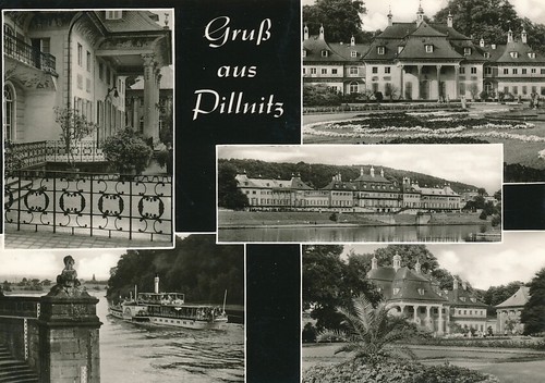 Alte gruß aus pillnitz - ak,