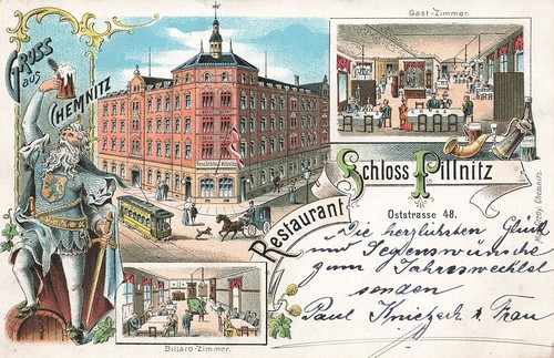 Chemnitz restaurant schloss - ak,