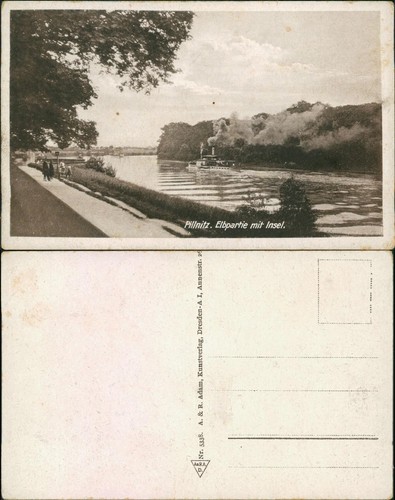 Ansichtskarte pillnitz - ansichtskarte,