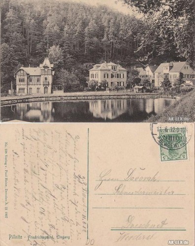 Ansichtskarte pillnitz - ansichtskarte,